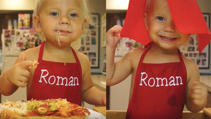Video 2-ročného Romana, ktorý pripravuje pizzu sa stalo hitom internetu. TOTO vám určite spríjemní deň