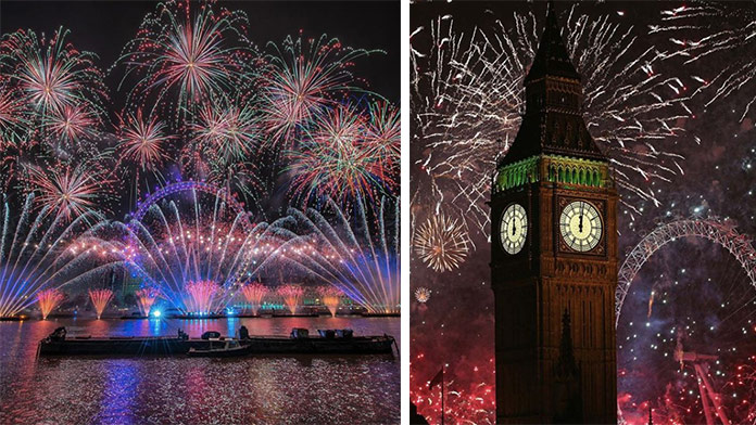 Ako sa vítal Nový rok vo svete? Najkrajší ohňostroj mali v Londýne, takto to vyzeralo v Paríži či v Aténach