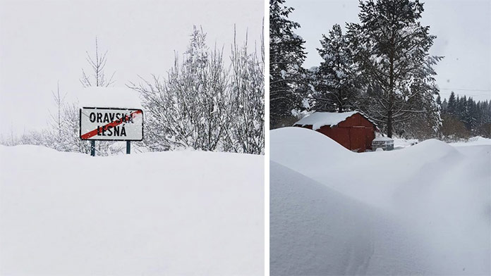 Snehová kalamita na Slovensku: Aktuálne fotky zo zasnežených miest