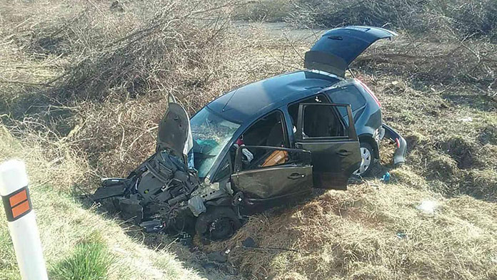 Na strednom Slovensku sa stala vážna nehoda: Zasahovať musel aj vrtuľník