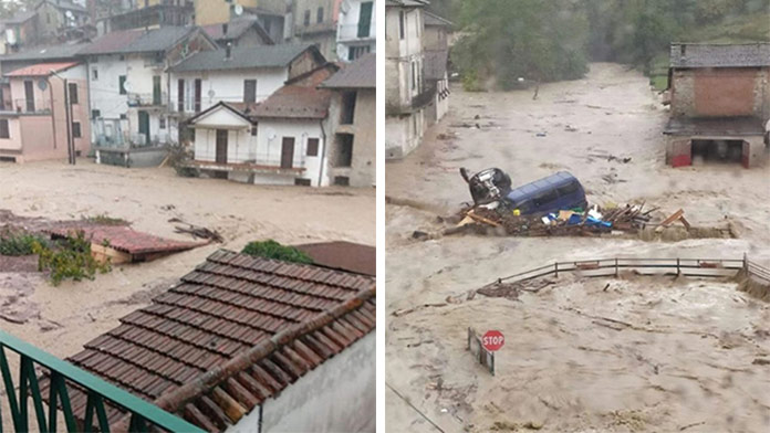 Katastrofálna situácia v Taliansku: Mohutné záplavy, výstrahy až 3. stupňa