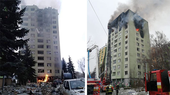 Výbuch plynu v Prešove má 5 obetí, hrozí kolaps bytovky