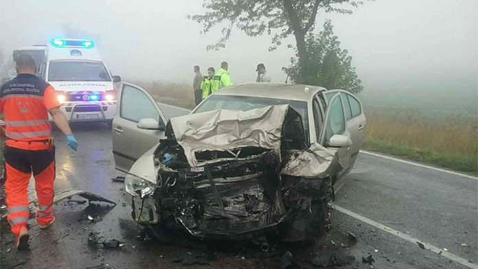 Vážna nehoda dvoch vozidiel v Nitrianskom kraji: Štátna cesta je uzatvorená!