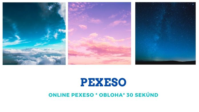 Online Pexeso – Obloha: Nájdete všetky dvojice do 30 sekúnd?